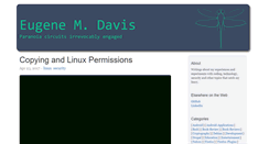 Desktop Screenshot of eugenemdavis.com
