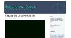 Desktop Screenshot of eugenemdavis.net